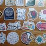 50pcs Funny Laboratory Science Stickers Decals Image 4
