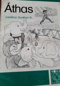 old Gaeilge Fallons school book Athas