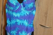 Monsoon beach boutique underwired embellished blue swimsuit size UK14 Cup C EU42 Postage included