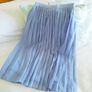 Baby Blue Midi Pleated Skirt - Size 6 Image 2