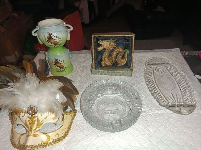 Claddagh Crystal and other items