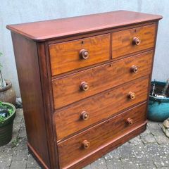 1870s/80s Victorian chest of drawers