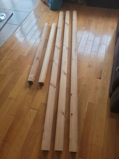 Pine Hand rails x 5
