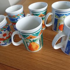 6 Rayware Brand Designed Mugs.