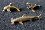 3 brass animals. Solid brass.