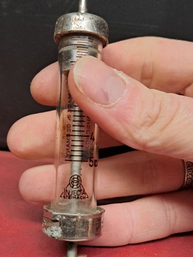Vintage German Glass Syringe