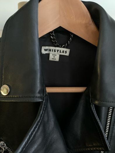 Whistles leather biker jacket
