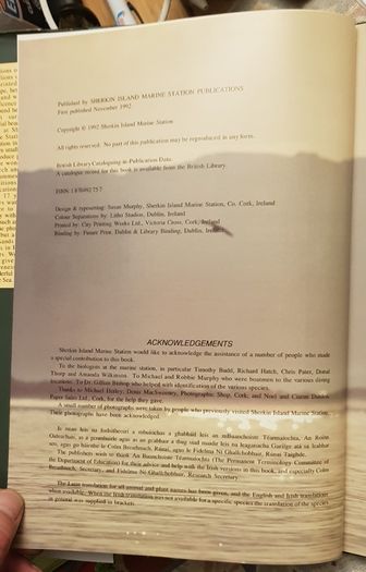 Ireland's Marine Wildlife: A World Of Beauty, Ed. Matt & Susan Murphy
