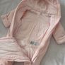 0-3m, Bnwot M&S Soft Velour Bear All-in-One Pramsuit Image 4