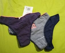 Cotton thongs 3pack