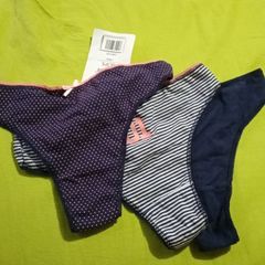 Cotton thongs 3pack