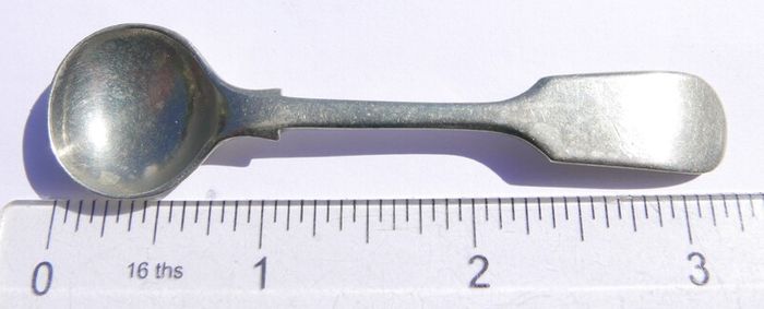 Vintage Sterling Silver Spoon hallmark S - "W & H.S" William Haverstick 8,8g