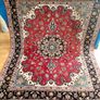 Fine Persian Tabriz Wool and Silk Hand Knotted Rug Carpet Image 4