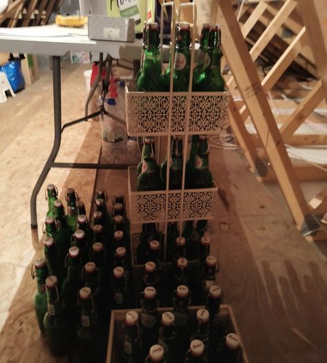 Beer Bottles. Home Brew