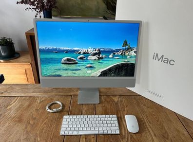 Apple 24 iMac M1 8-Core CPU / 8-Core GPU  Silver