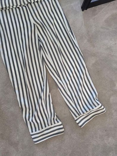 Francis Brennan Satin  grey Pyjama set S