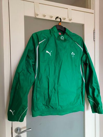 Vintage 2010 Puma Ireland Rugby Union (IRFU) windbreaker top