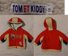 fleece lined Hooded Baby Jacket