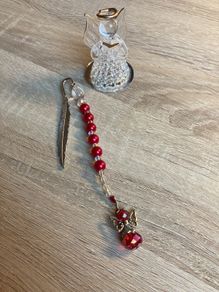 Handmade Crystal Angel Bookmark