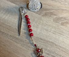 Handmade Crystal Angel Bookmark