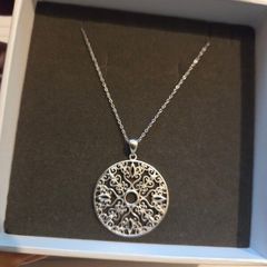 925 Sterling Silver Argento Necklace