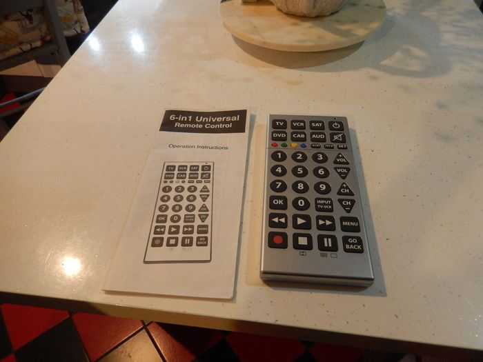 Jumbo Remote Control 6 in 1