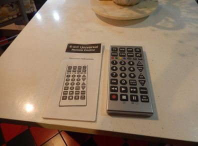 Jumbo Remote Control 6 in 1