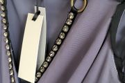 BASTYAN Steel Silk Studded dress Sz 12UK - Bnwt Rrp 645 (New)