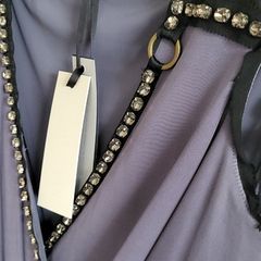 BASTYAN Steel Silk Studded dress Sz 12UK - Bnwt Rrp 645 (New)