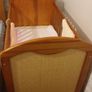 Wood & Rattan Baby Crib Image 4