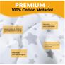 Orzbow Maxicosi Cover, Breathable Universal Baby Car Seat Cover Group 0+, Stain-Resistant Universal Maxicosi Cover, Machine Washable, 100% Pure Cotton (White Stars) Image 6