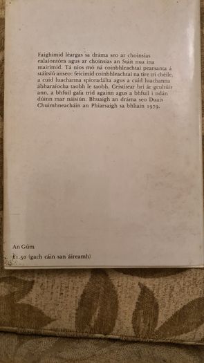 Fornocht Do Chonac. By Eoghan O Tuairisc. First Edition Hardback Complete With Dustjacket In Very Good Condition.