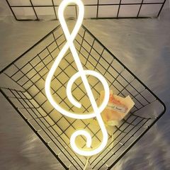 Musical Note Neon Signs LED Music Note Neon Lights Wall Decoration USB or Battery Powered Creative Music Symbol Night Light Living Room Girl Room Decor Bar Party Birthday Gift MULTIPLE COLOURS AVAILABLE (FREE POSTAGE)
