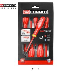 FACOM Protwist isolated 1000V screwdriver set (5 pcs)
