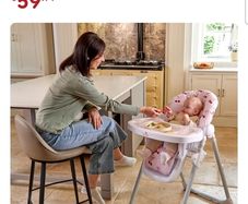 babylo cherry highchair