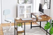 New Industrial L Shaped Office Desk - FREE P&amp;P