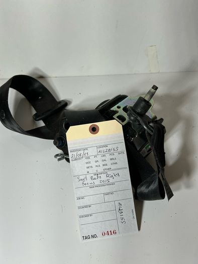 2015 Ford Focus 5 Door Left Front Passenger Seat Belt 625652200 Bm51-61295-aew A1l2b14s