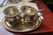 EPNS silver plated condiments set