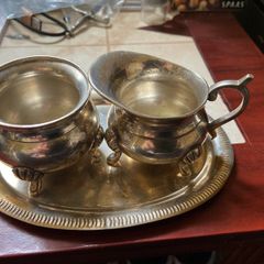 EPNS silver plated condiments set