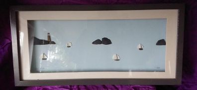 P O' Connor 'Sail Away' pebble art