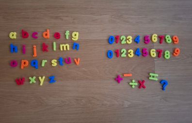 Magnetic Letters & Numbers