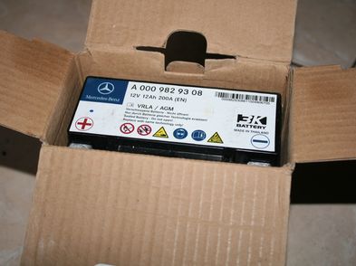 A0009829308 аккумулятор mercedes