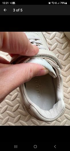 New Gucci style leather sneakers size29