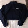 Adidas Cropped Half zip Navy size 8 Image 4