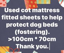 Fitted Sheets for cot mattress