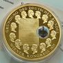Founding of the German Confederation 24 Karat Gold plated Proof Congress of Vienna Image 2