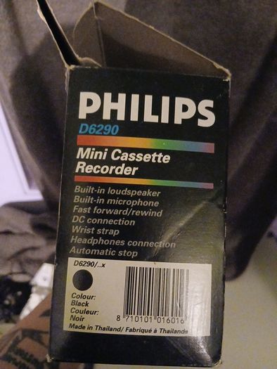 Philips D6290 Memo Rec Mini Cassette Recorder
