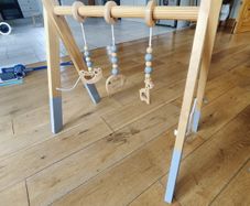 Nuby Foldable Wooden Baby Play Gym