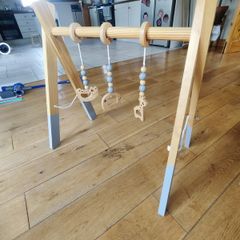 Nuby Foldable Wooden Baby Play Gym
