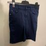 BS JEANS Navy Blue Stretch Denim Mini Skirt Size 8! Image 2